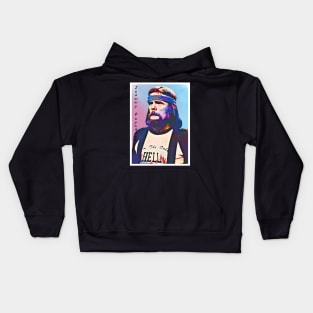 Poster Art Johnny Paycheck Kids Hoodie